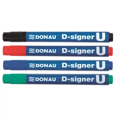 Alkoholos marker, 2-4 mm, kúpos, DONAU 