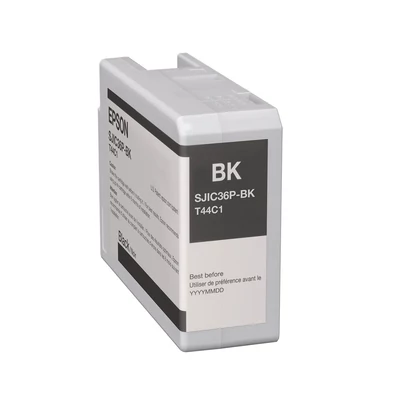 Epson SJIC36P(K) C6500/C6000 TintaTintapatron fekete 80ml