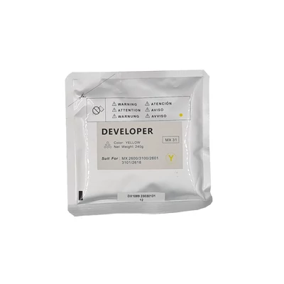 Utángyártott SHARP MX31GVSA DEVELOPER sárga 240g.