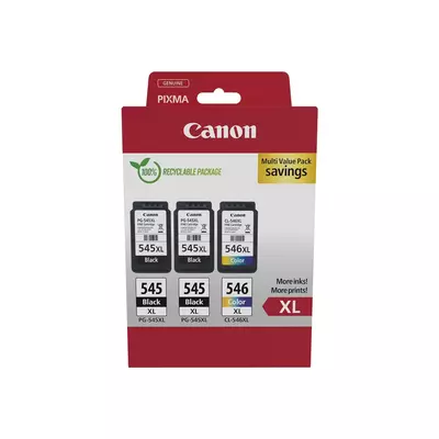 Canon PG-545XLx2 (2x15 ml) + CL-546XL (1x13 ml) Multipack