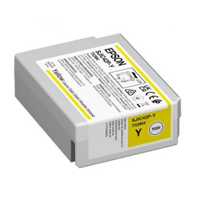 Epson SJIC42P(Y) C4000 Tintapatron sárga 50ml