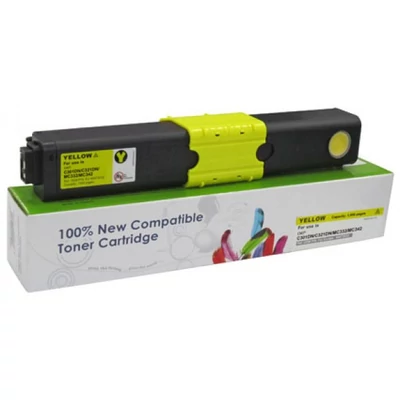 Utángyártott OKI C301,321,531 Toner sárga 1.500 oldal kapacitás CartridgeWeb