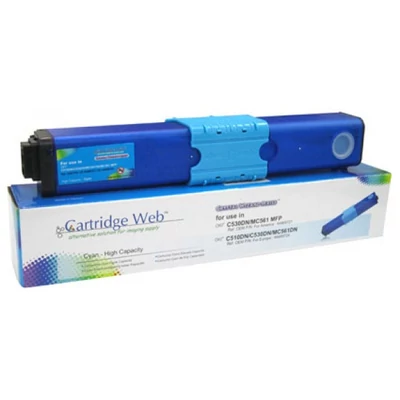 Utángyártott OKI C510/C530 Toner cián 5.000 oldal kapacitás CartridgeWeb