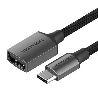 Vention USB-A 3.0 -> RJ45, (Gigabit Ethernet,szürke) 0,15m, adapter