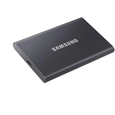 SAMSUNG SSD Külső, 2TB, T7, Titán Szürke, USB 3.2