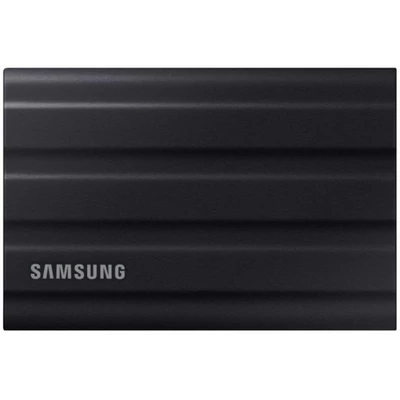SAMSUNG SSD Külső, 2TB, T7 Shield, Fekete, USB 3.2