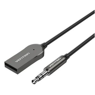 Vention USB (Autóba, bluetooth 5.0 audio, szürke) 1,5m, adapter
