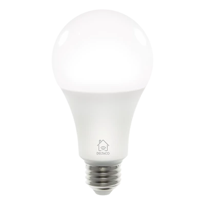 Deltaco SMART HOME SH-LE27CCTC izzó LED, E27, WIFI, 9W, fehér, szabályozható