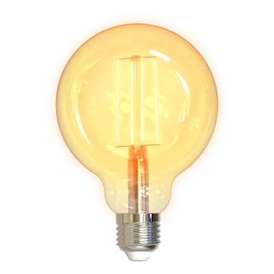 Deltaco SMART HOME SH-LFE27G95 izzó LED, E27, volfrám, WIFI, 5.5W, fehér, szabályozható