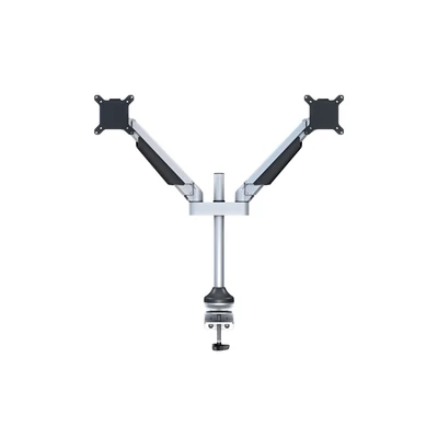MULTIBRACKETS 2 karos asztali konzol, M VESA Gas Lift Arm Dual Silver (15-32