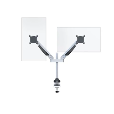 MULTIBRACKETS 2 karos asztali konzol, M VESA Gas Lift Arm Dual Silver (15-32
