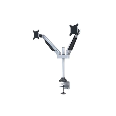 MULTIBRACKETS 2 karos asztali konzol, M VESA Gas Lift Arm Dual Silver (15-32