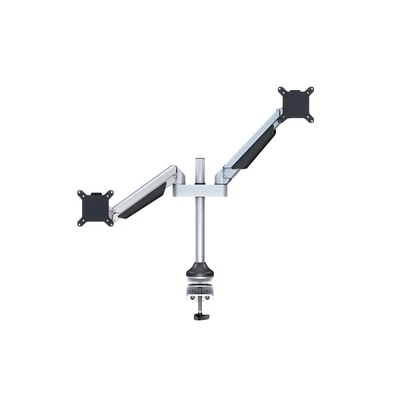 MULTIBRACKETS 2 karos asztali konzol, M VESA Gas Lift Arm Dual Silver (15-32