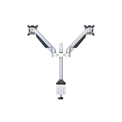 MULTIBRACKETS 2 karos asztali konzol, M VESA Gas Lift Arm Dual Silver (15-32