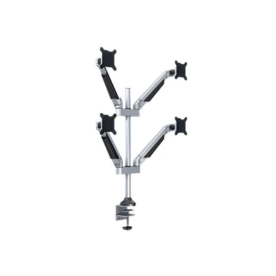MULTIBRACKETS 4 karos asztali konzol, M VESA Gas Lift Arm Quad Silver (15-32