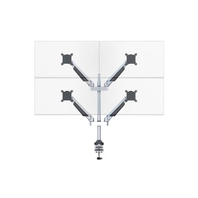 MULTIBRACKETS 4 karos asztali konzol, M VESA Gas Lift Arm Quad Silver (15-32