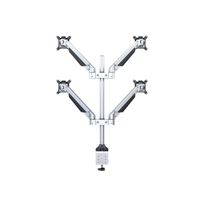MULTIBRACKETS 4 karos asztali konzol, M VESA Gas Lift Arm Quad Silver (15-32