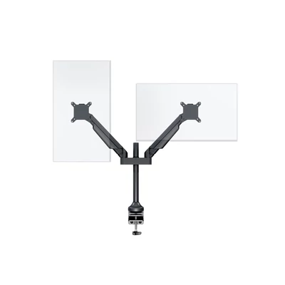 MULTIBRACKETS 2 karos asztali konzol, M VESA Gas Lift Arm Dual Black (15-32