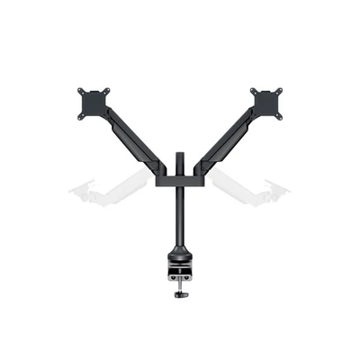 MULTIBRACKETS 2 karos asztali konzol, M VESA Gas Lift Arm Dual Black (15-32