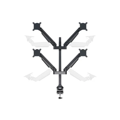 MULTIBRACKETS 4 karos asztali konzol, M VESA Gas Lift Arm Quad Black (15-32