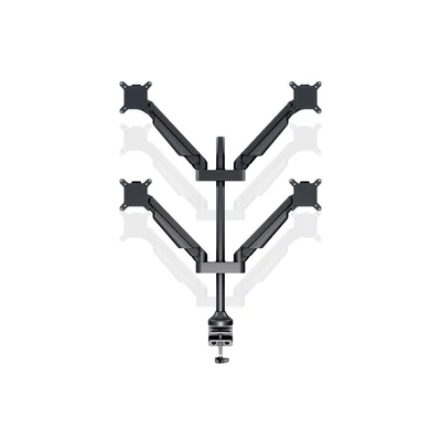 MULTIBRACKETS 4 karos asztali konzol, M VESA Gas Lift Arm Quad Black (15-32