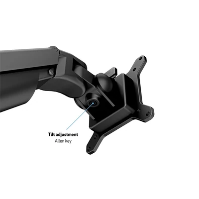 MULTIBRACKETS 4 karos asztali konzol, M VESA Gas Lift Arm Quad Black (15-32