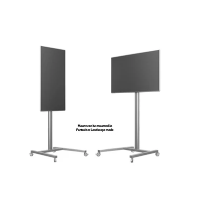 MULTIBRACKETS Gurulós padlóállvány, M Display Stand 180 Single Silver (32-65
