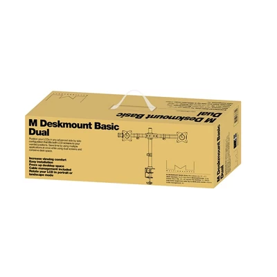 MULTIBRACKETS Asztali konzol (2 képernyős rögzítőkar), M Deskmount Basic Dual (15-27