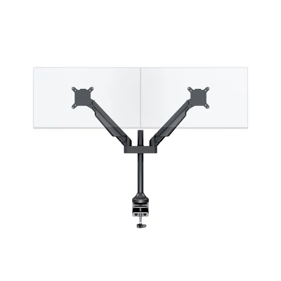 MULTIBRACKETS 2 karos asztali konzol, M VESA Gas Lift Arm Dual Black HD (15-32