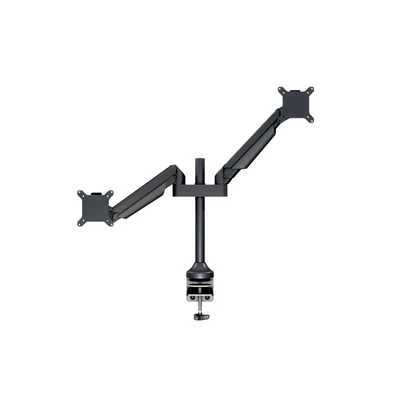 MULTIBRACKETS 2 karos asztali konzol, M VESA Gas Lift Arm Dual Black HD (15-32