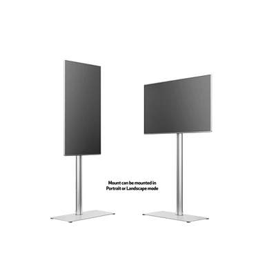 MULTIBRACKETS Padlóállvány, M Display Stand 180 Single Silver w. Floorbase (24-65