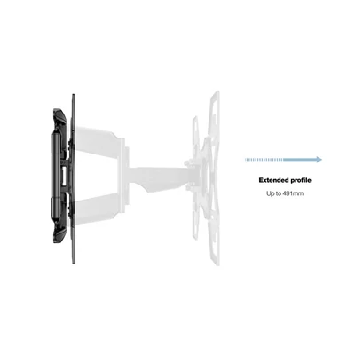 MULTIBRACKETS Fali konzol, M VESA Flexarm Full Motion Dual 400x400 (40-70