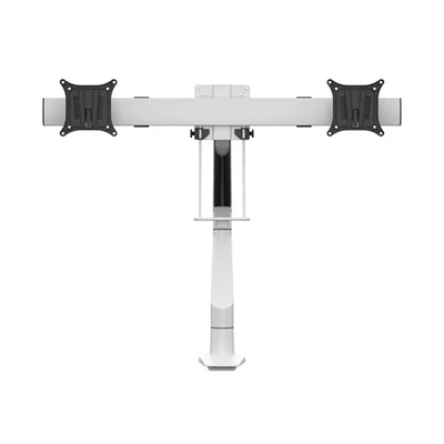 MULTIBRACKETS Gas Lift asztali konzol (2 képernyős rögzítőkar), M VESA Gas Lift Arm Single White w. Duo Crossbar (15-28