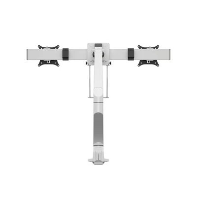 MULTIBRACKETS Gas Lift asztali konzol (2 képernyős rögzítőkar), M VESA Gas Lift Arm Single White w. Duo Crossbar (15-28