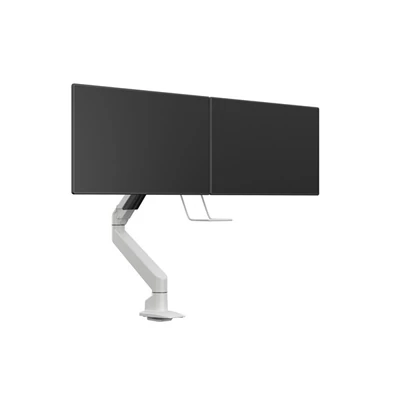 MULTIBRACKETS Gas Lift asztali konzol (2 képernyős rögzítőkar), M VESA Gas Lift Arm Single White w. Duo Crossbar (15-28