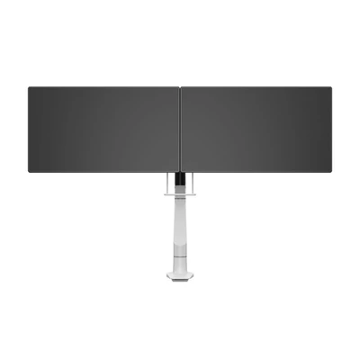 MULTIBRACKETS Gas Lift asztali konzol (2 képernyős rögzítőkar), M VESA Gas Lift Arm Single White w. Duo Crossbar (15-28