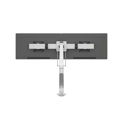 MULTIBRACKETS Gas Lift asztali konzol (2 képernyős rögzítőkar), M VESA Gas Lift Arm Single White w. Duo Crossbar (15-28