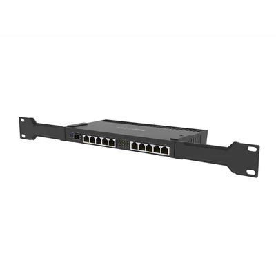 MIKROTIK Vezetékes Router RouterBOARD 10x1000Mbps + 1x10Gbir SFP+, Fémházas, Rackes - RB4011IGS+RM