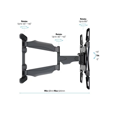 MULTIBRACKETS Fali konzol, M VESA Flexarm Full Motion Single (32-50