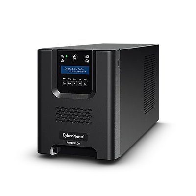 CYBERPOWER UPS PR1000ELCD (8xIEC320) 1000VA 900W 230V szünetmentes tápegység + USB LINE-INTERAKTÍV