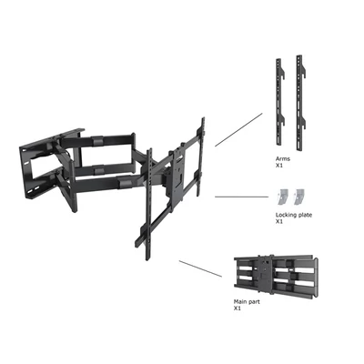 MULTIBRACKETS Fali konzol, M Universal Long Reach Arm 910mm HD, Dual (for LCD/LED panel, 50