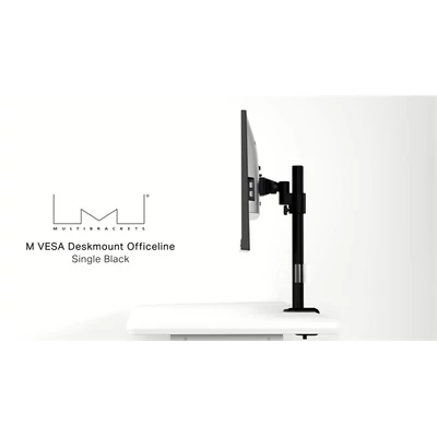 MULTIBRACKETS Asztali konzol, M VESA Deskmount Officeline Single Black (for LCD display, 15-30