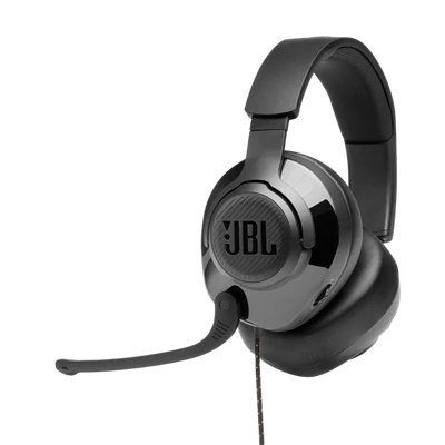 JBL Quantum 200 (Vezetékes, gaming fejhallgató felhajtható mikrofonnal)