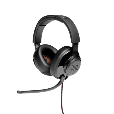 JBL Quantum 200 (Vezetékes, gaming fejhallgató felhajtható mikrofonnal)