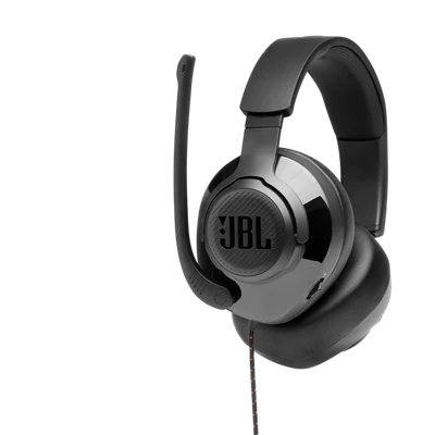 JBL Quantum 200 (Vezetékes, gaming fejhallgató felhajtható mikrofonnal)