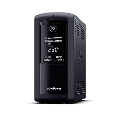CYBERPOWER UPS VP1000ELCD (4x Schuko) 1000VA 550W 230V szünetmentes tápegység + USBLINE-INTERAKTÍV