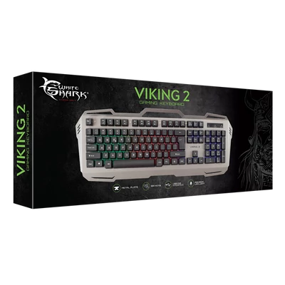 White Shark VIKING -2 membrános gamer billentyűzet (magyar)