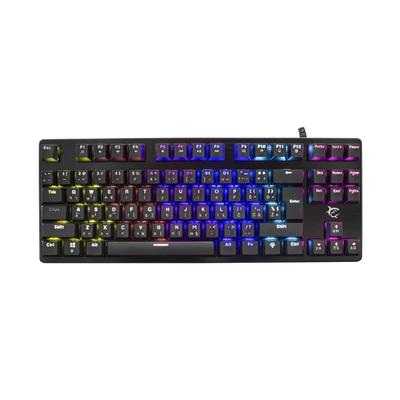 WHITE SHARK SPARTAN mechanikus (blue swtich) fém gamer billentyűzet (angol)
