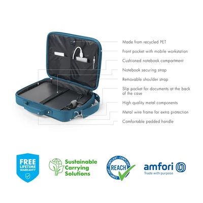 DICOTA D30919-RPET Notebook táska Eco Multi BASE 14-15.6