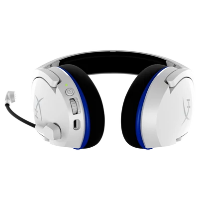 HP HYPERX vezeték nélküli gaming fejhallgató Cloud Stinger Core PS4/PS5 - fehér/kék